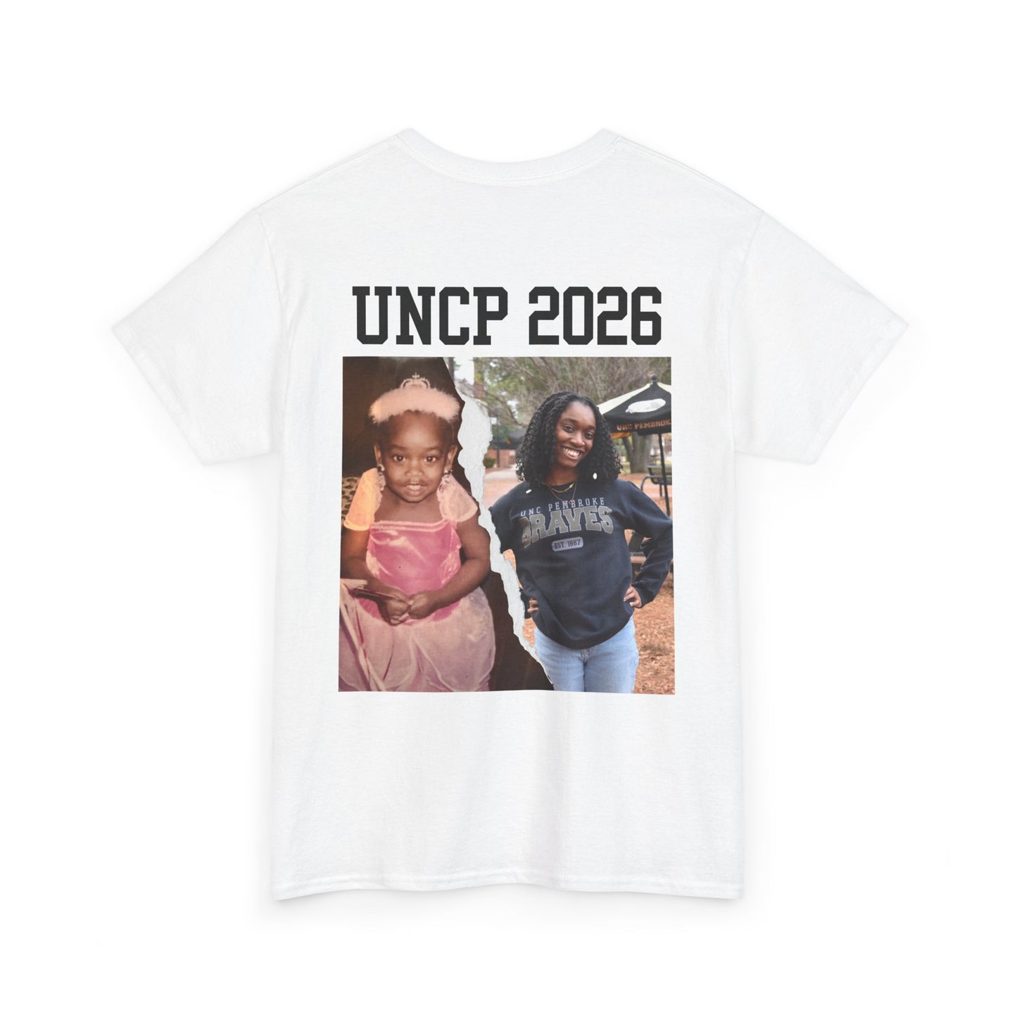 Proud Mom of the Graduate Tee — Personalized Graduation Shirt (Name & Photo, UNCP 2026)