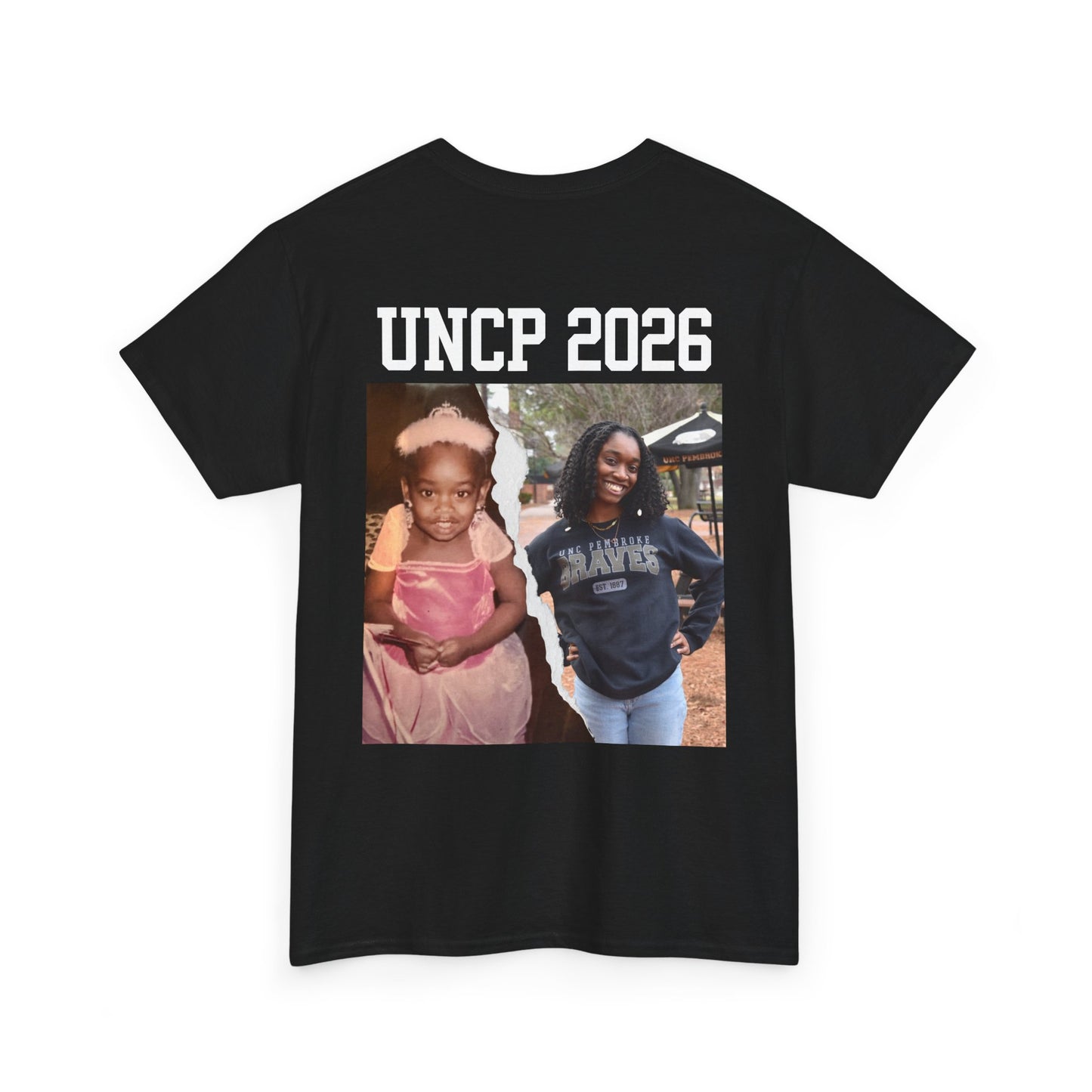 The Graduate Tee — Personalized Graduation Shirt (Name & Photo, UNCP 2026)