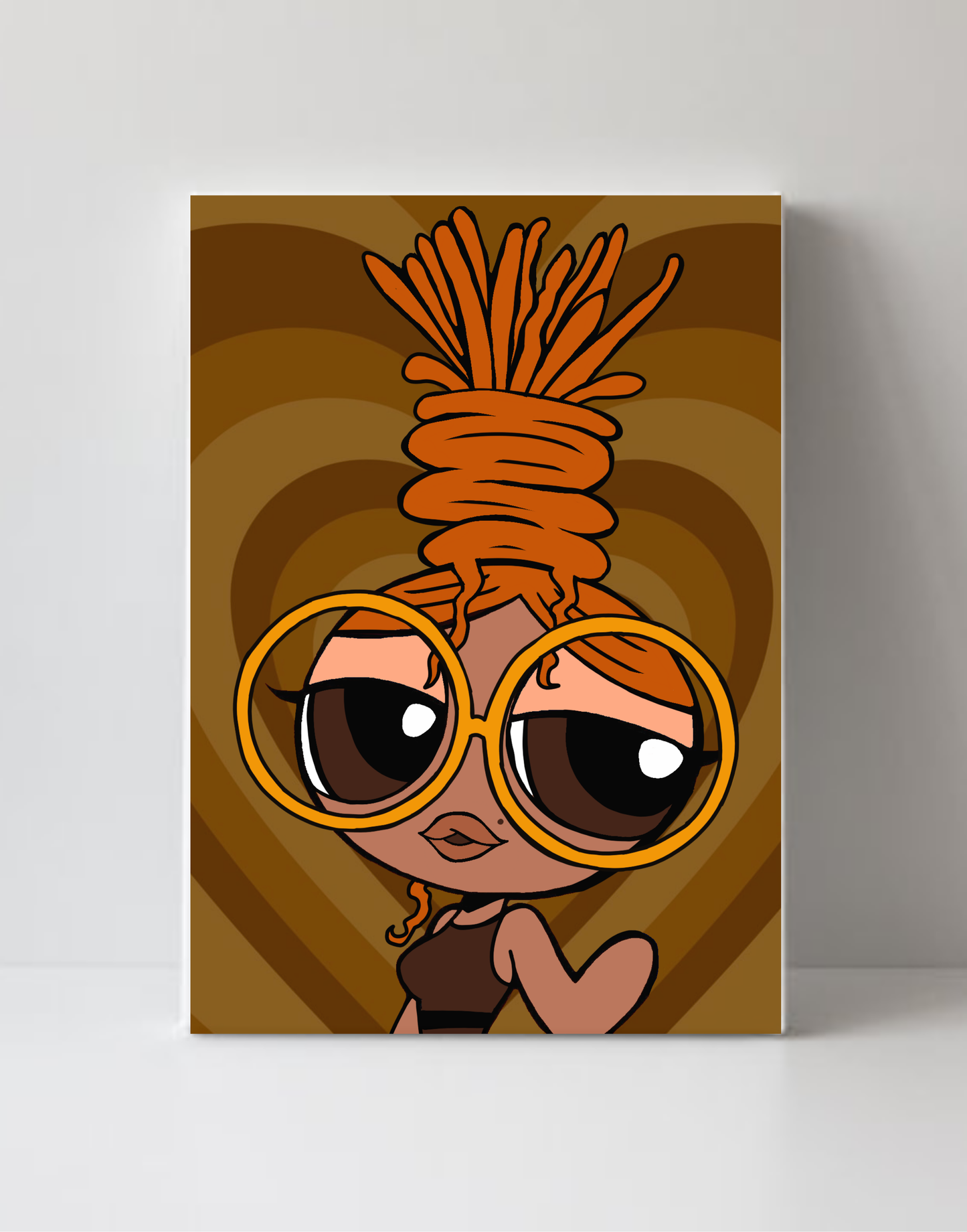 Feeling Brown- Power Puff series