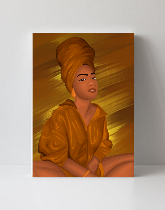 Golden Hour Women-Photo Print