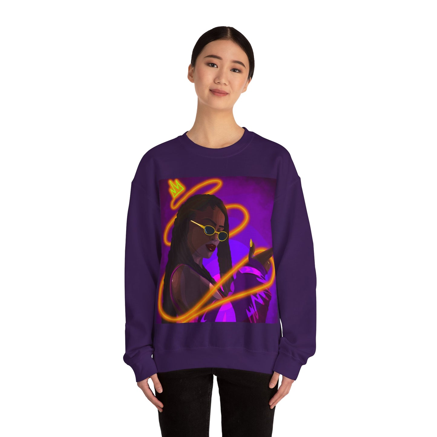 Cool girl Crewneck Sweatshirt