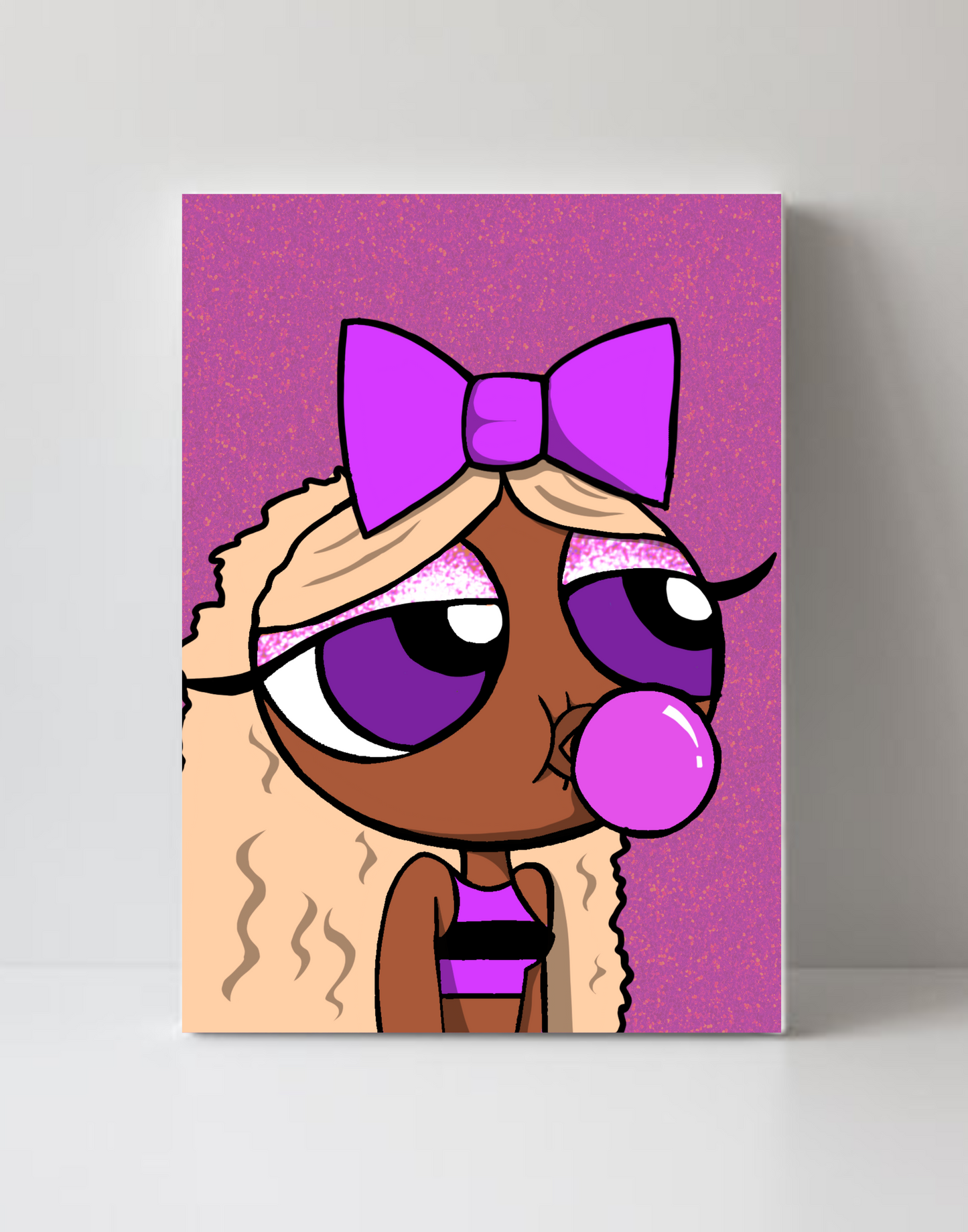 Pretty Purple Puff- Power Puff series