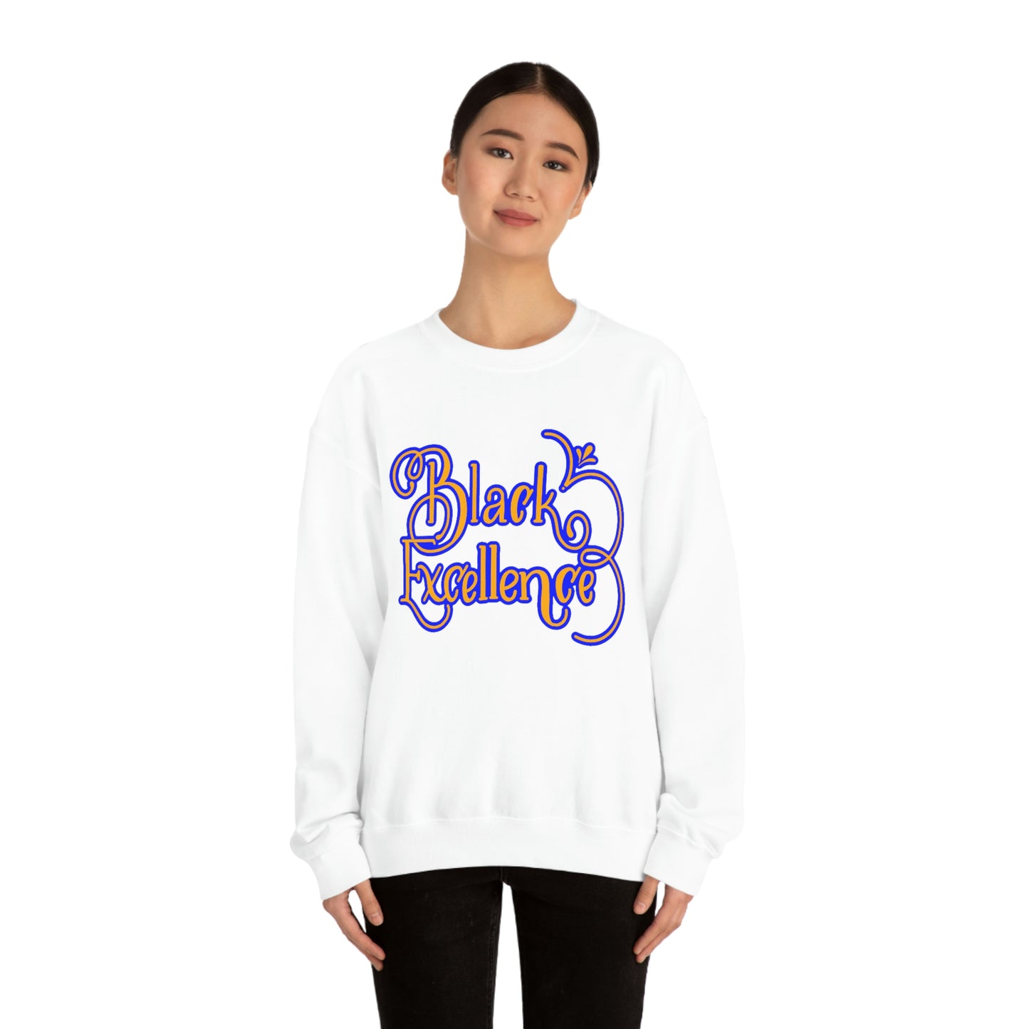 HBCU Unisex Heavy Blend™ Crewneck Sweatshirt*Blue and Gold*