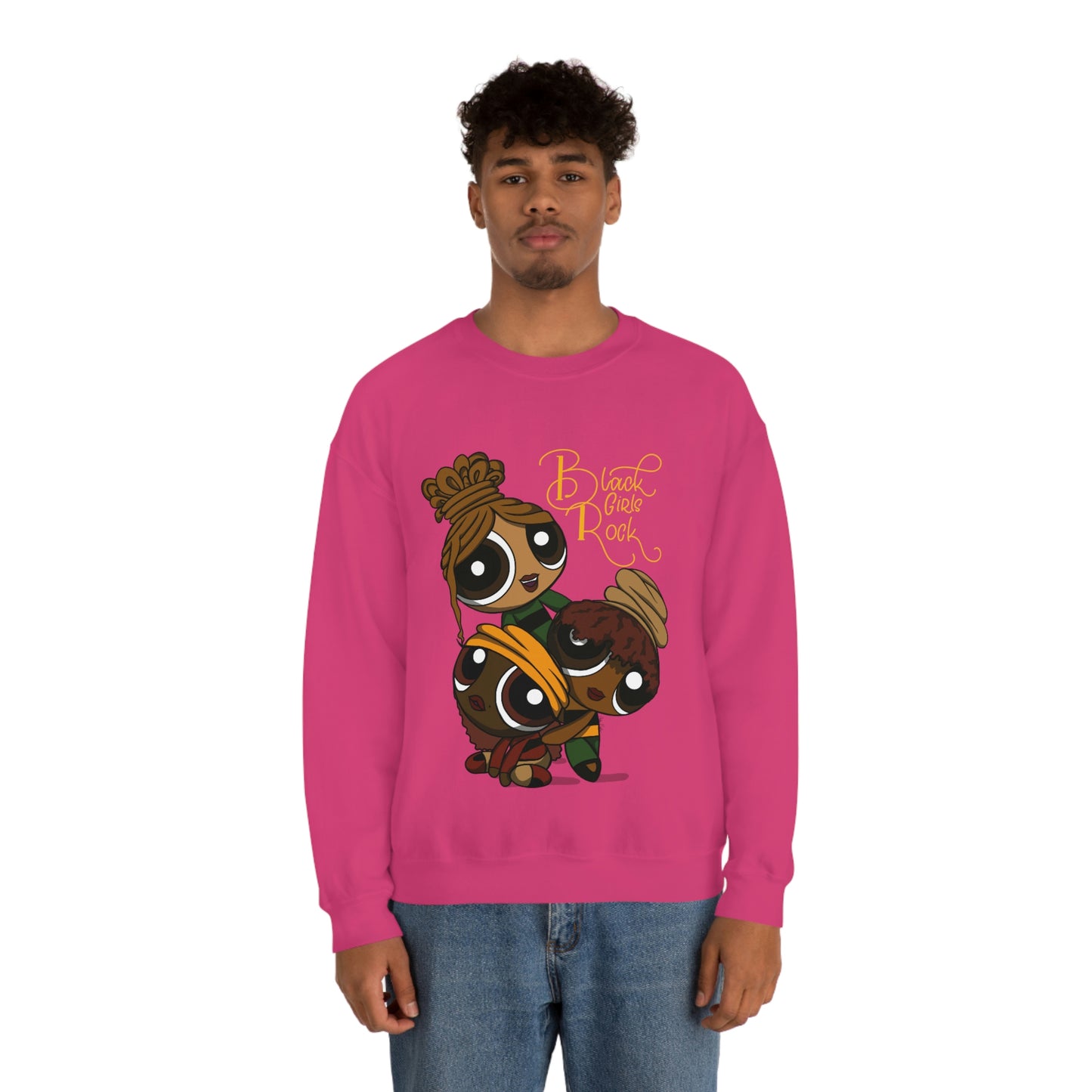 Black girl cartoon Sweatshirt