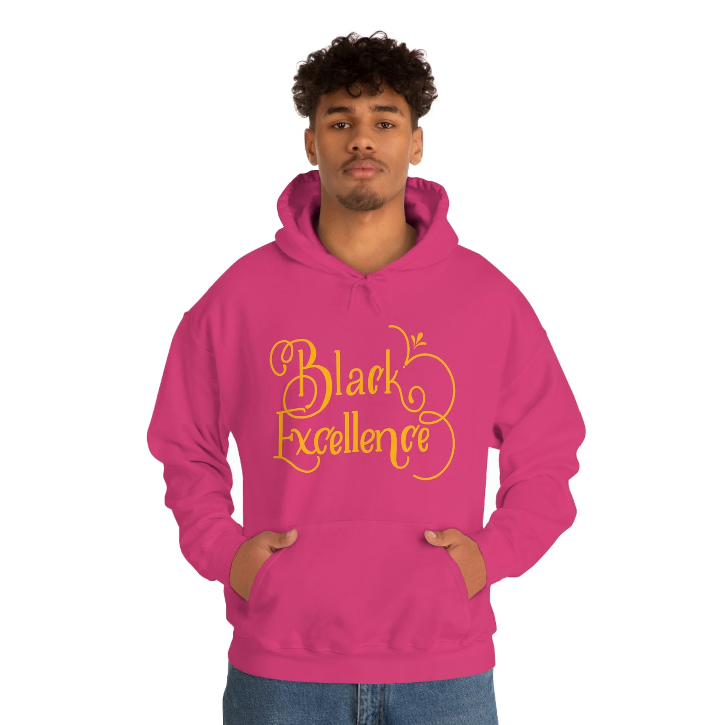 Black Excellence Hooded Sweatshirt
