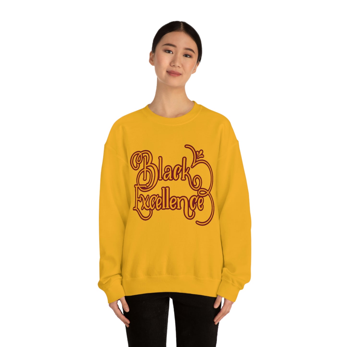 HBCU Unisex Heavy Blend™ Crewneck Sweatshirt*Maroon and Gold*