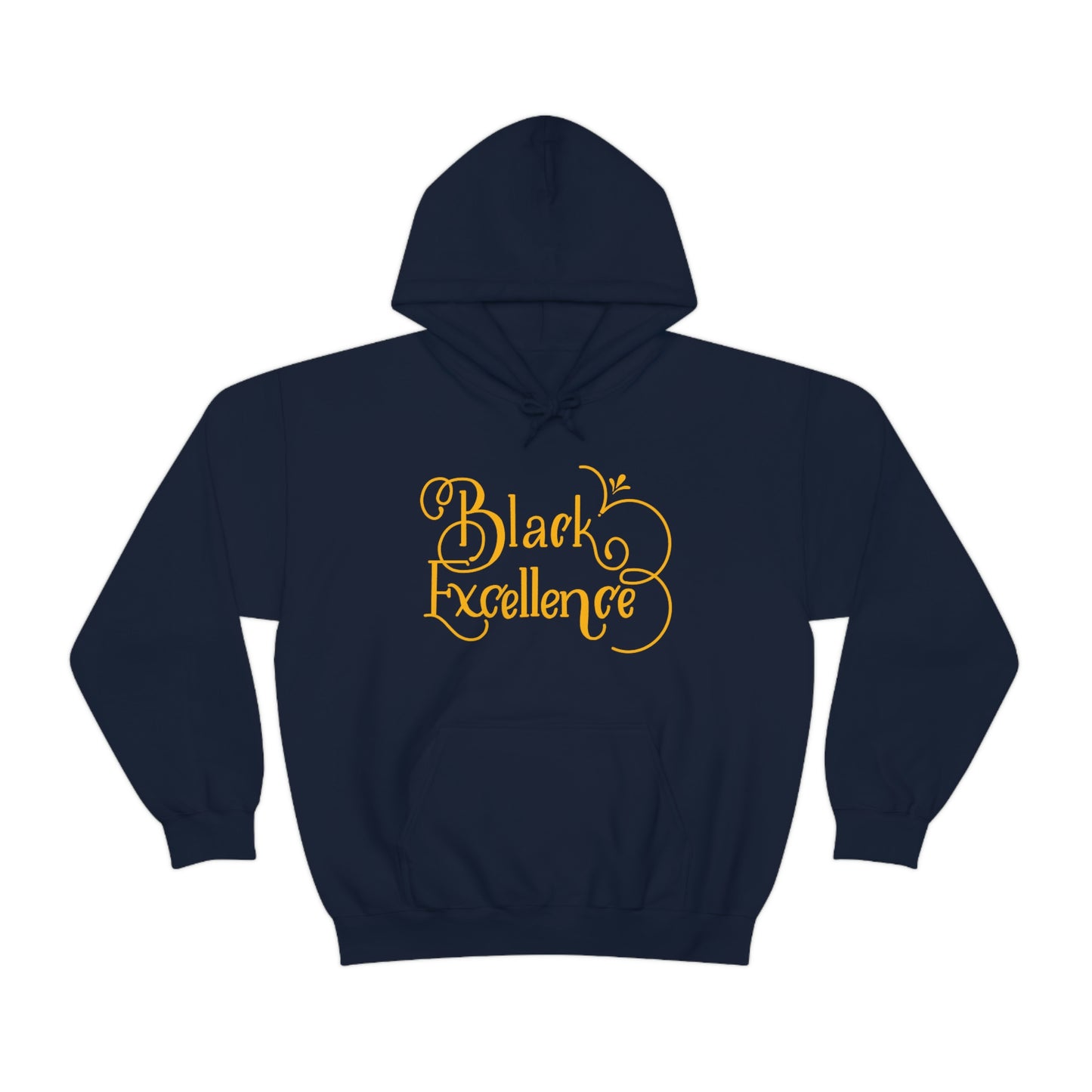 Black Excellence Hooded Sweatshirt