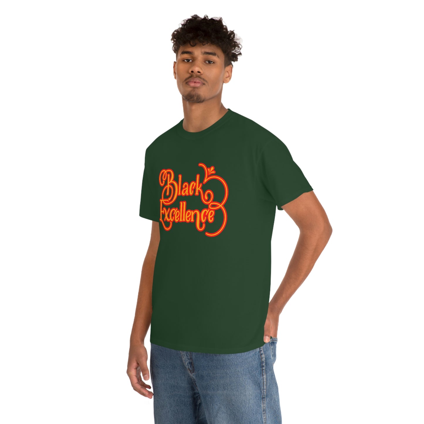 Black Excellence Tee-green