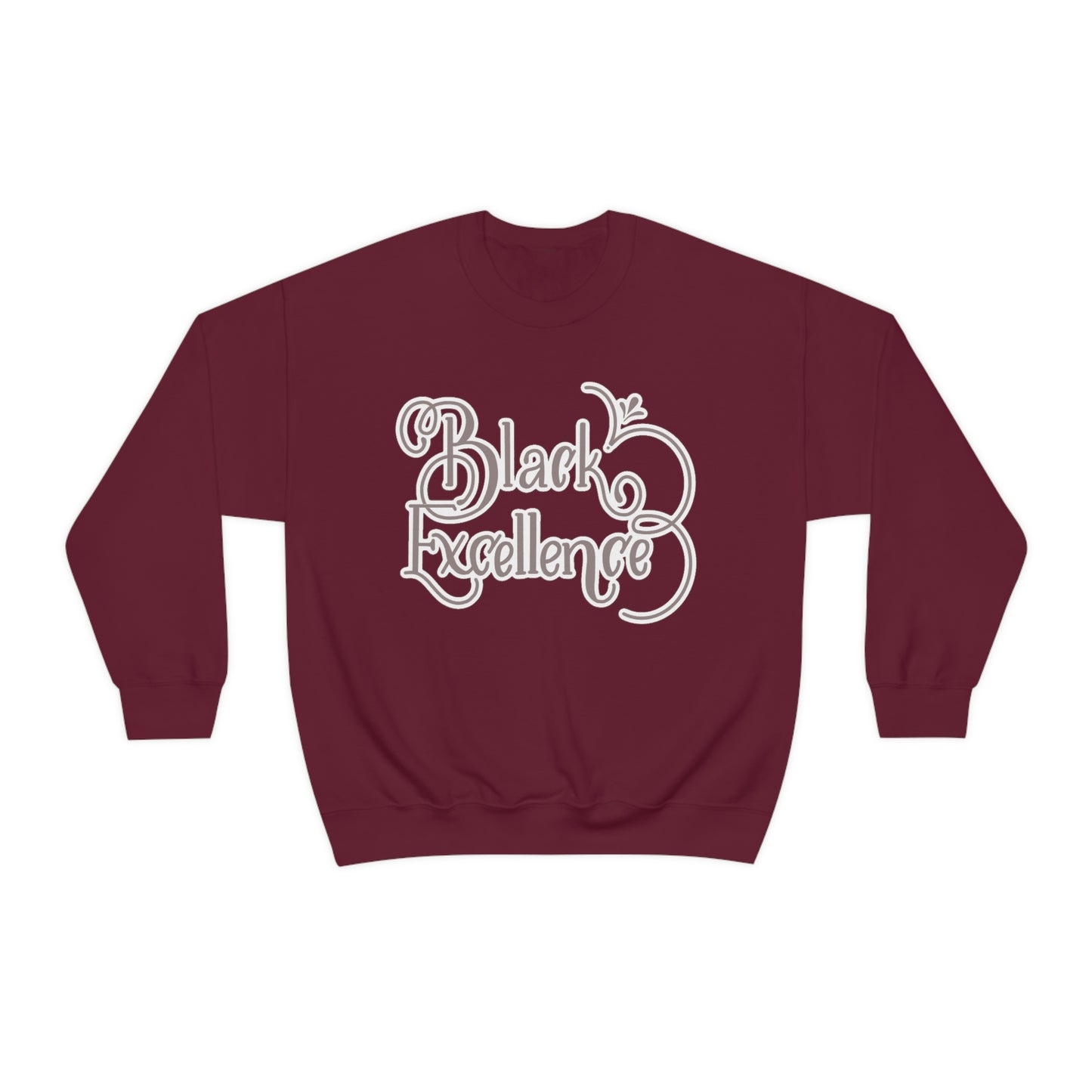 HBCU Unisex Heavy Blend™ Crewneck Sweatshirt*Maroon and white*
