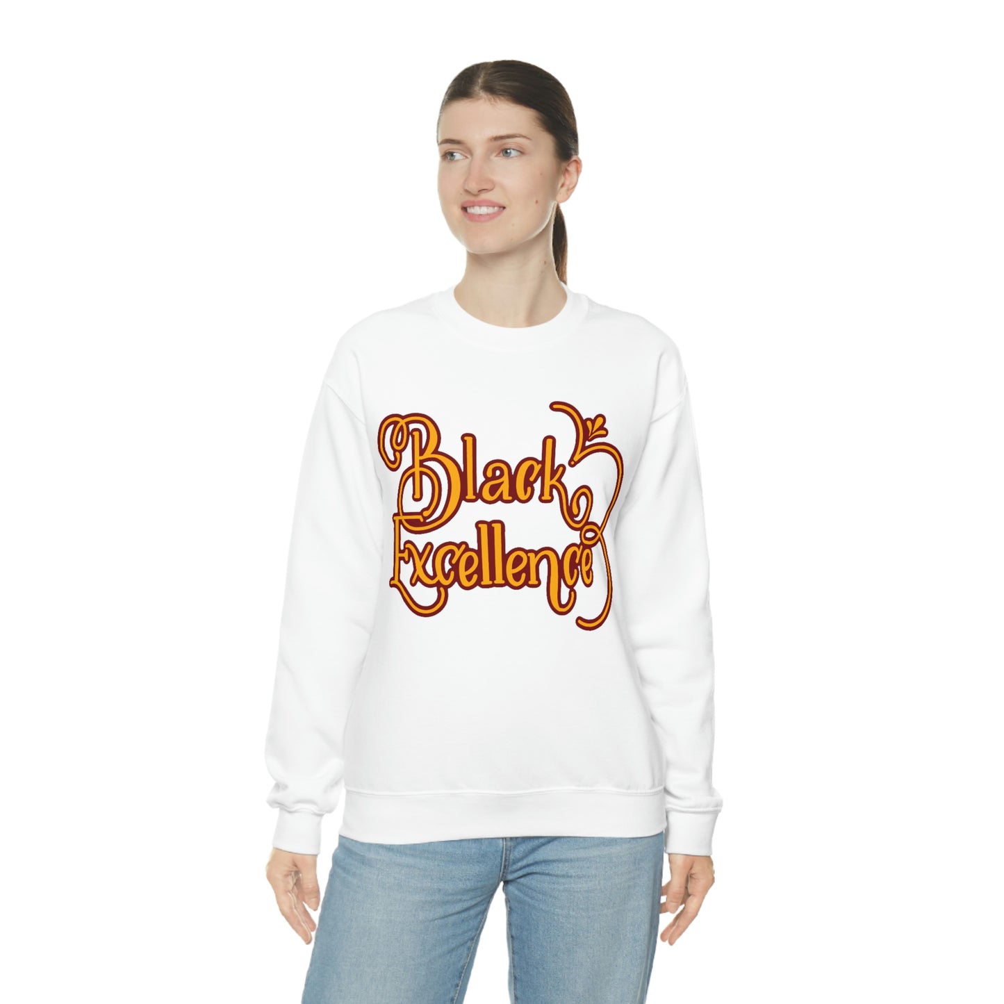 HBCU Unisex Heavy Blend™ Crewneck Sweatshirt*Maroon and Gold*