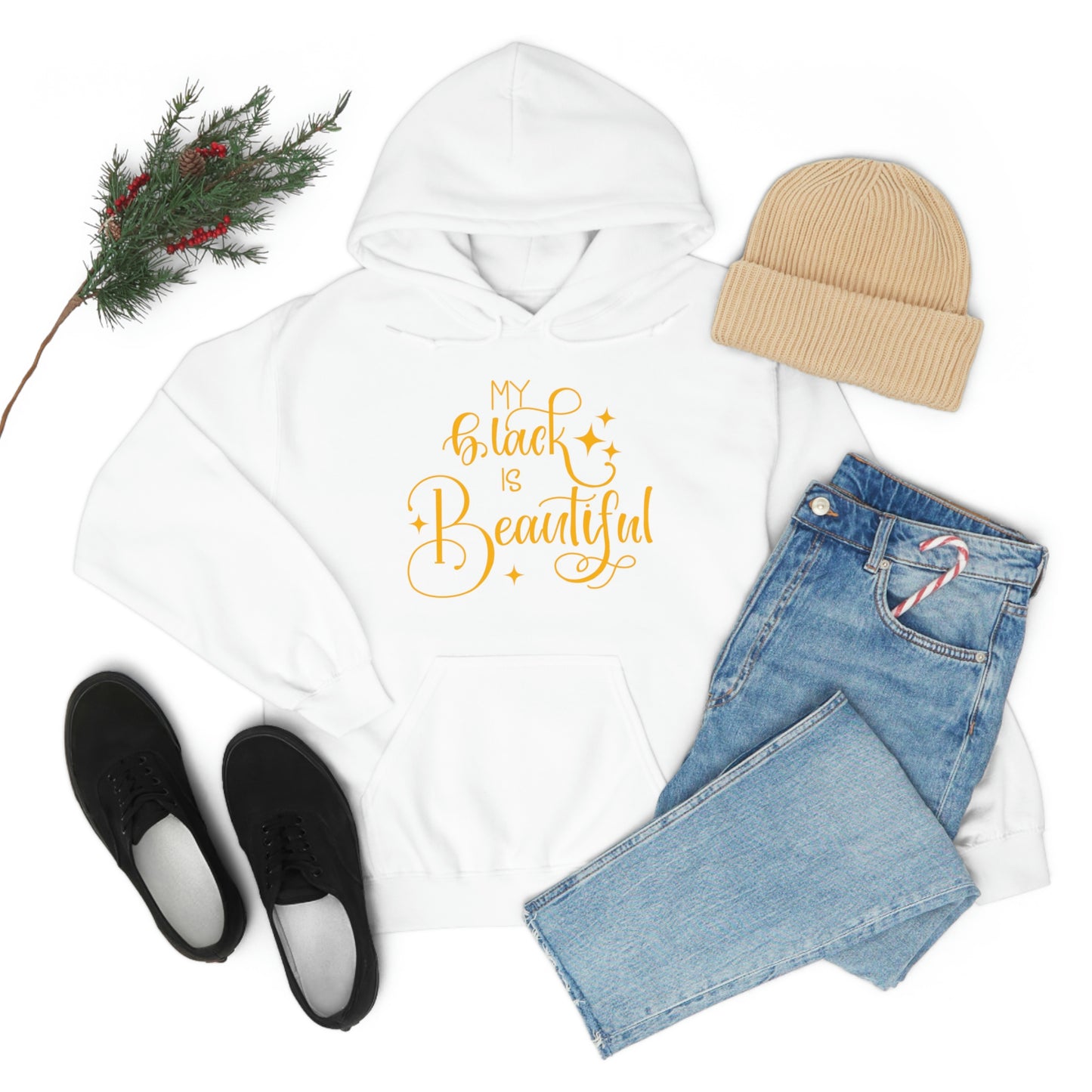 Black is Beautiful Hooded Sweatshirt