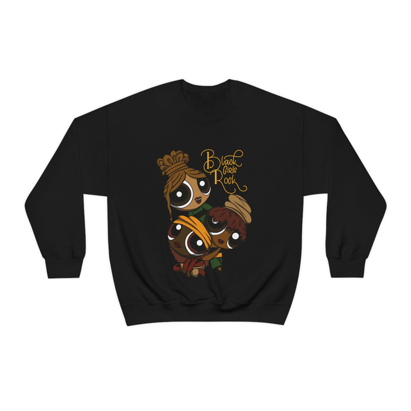 Black girl cartoon Sweatshirt