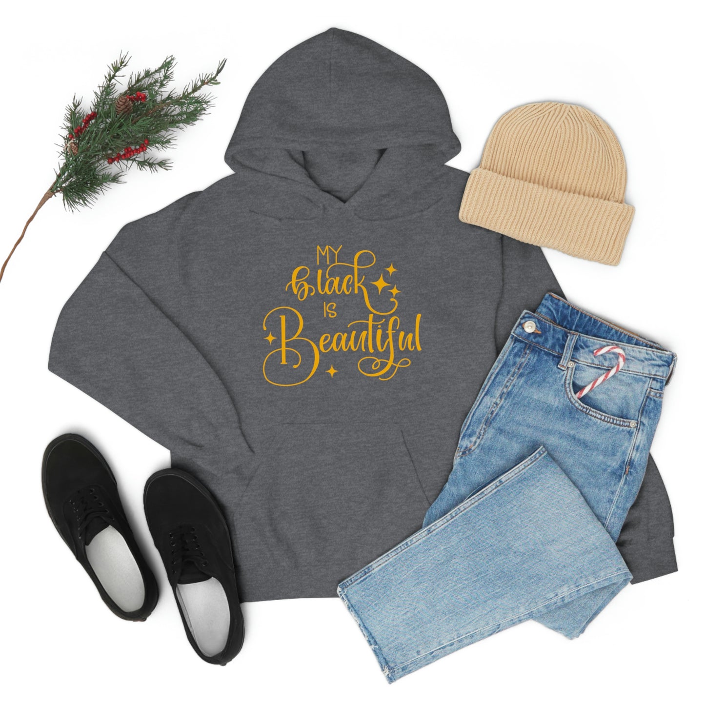 Black is Beautiful Hooded Sweatshirt