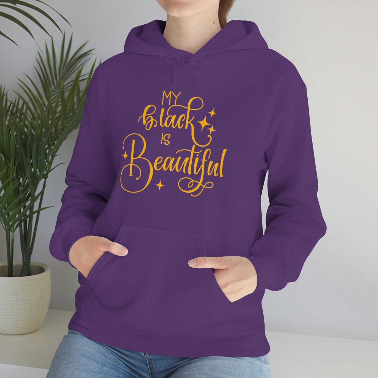 Black is Beautiful Hooded Sweatshirt