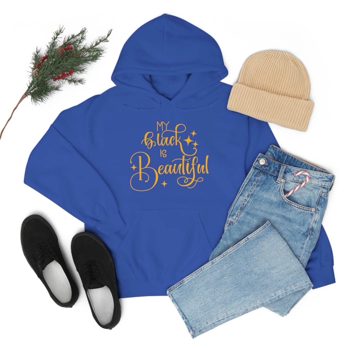 Black is Beautiful Hooded Sweatshirt