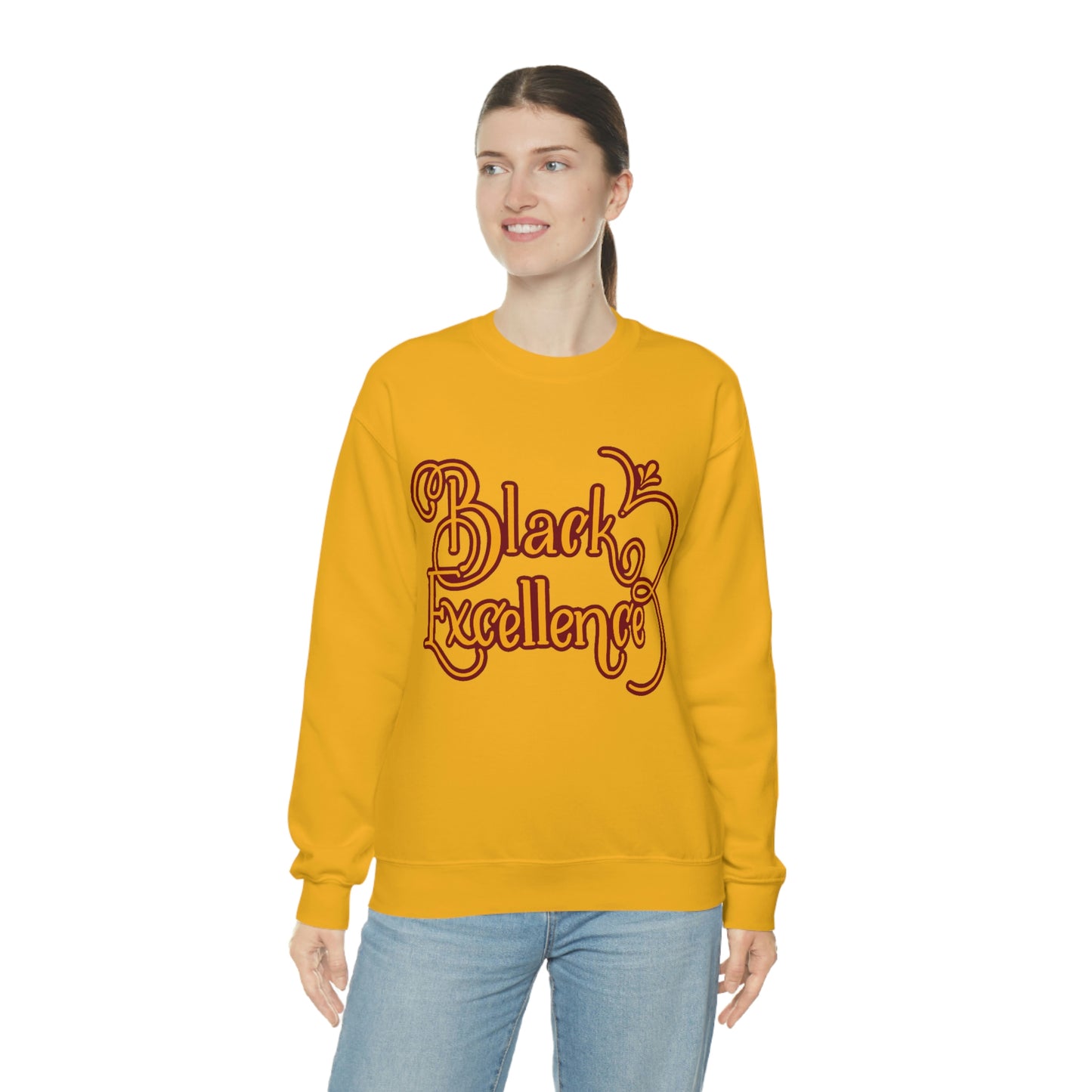 HBCU Unisex Heavy Blend™ Crewneck Sweatshirt*Maroon and Gold*