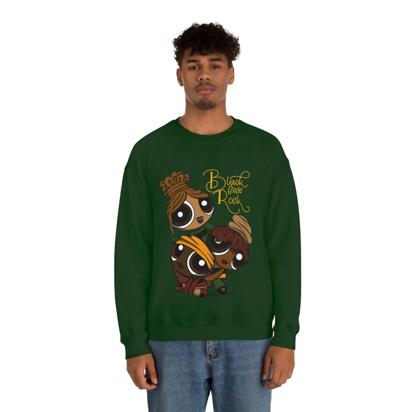 Black girl cartoon Sweatshirt