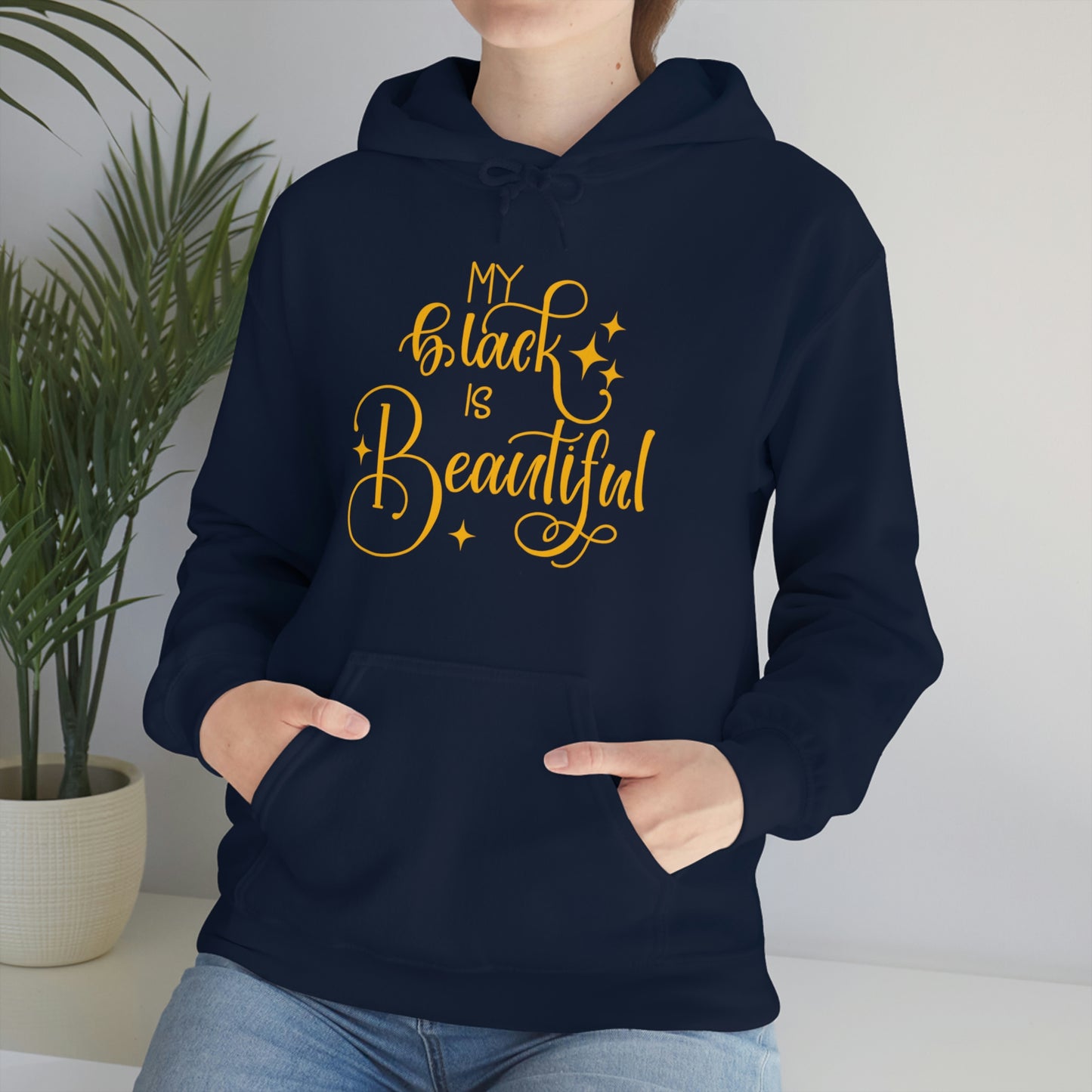 Black is Beautiful Hooded Sweatshirt