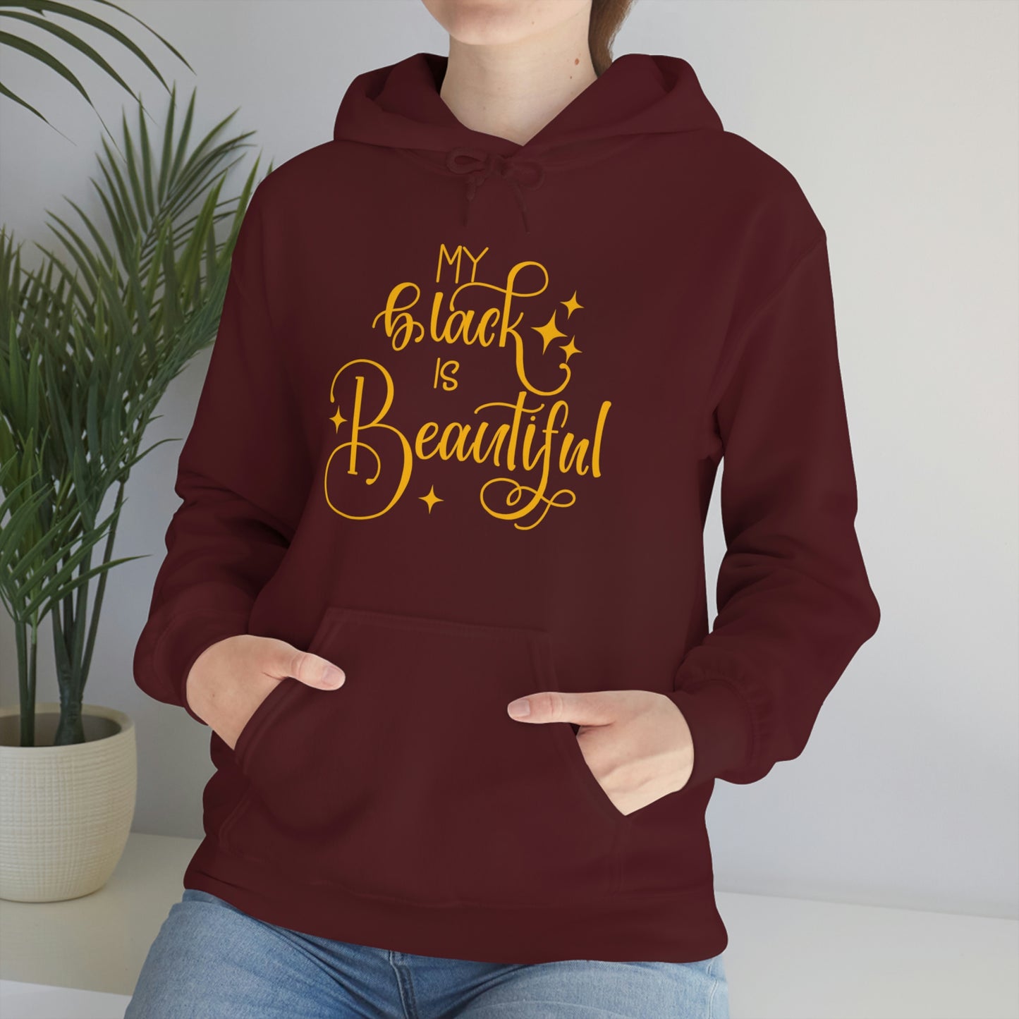Black is Beautiful Hooded Sweatshirt
