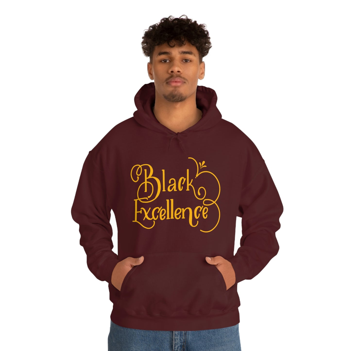 Black Excellence Hooded Sweatshirt
