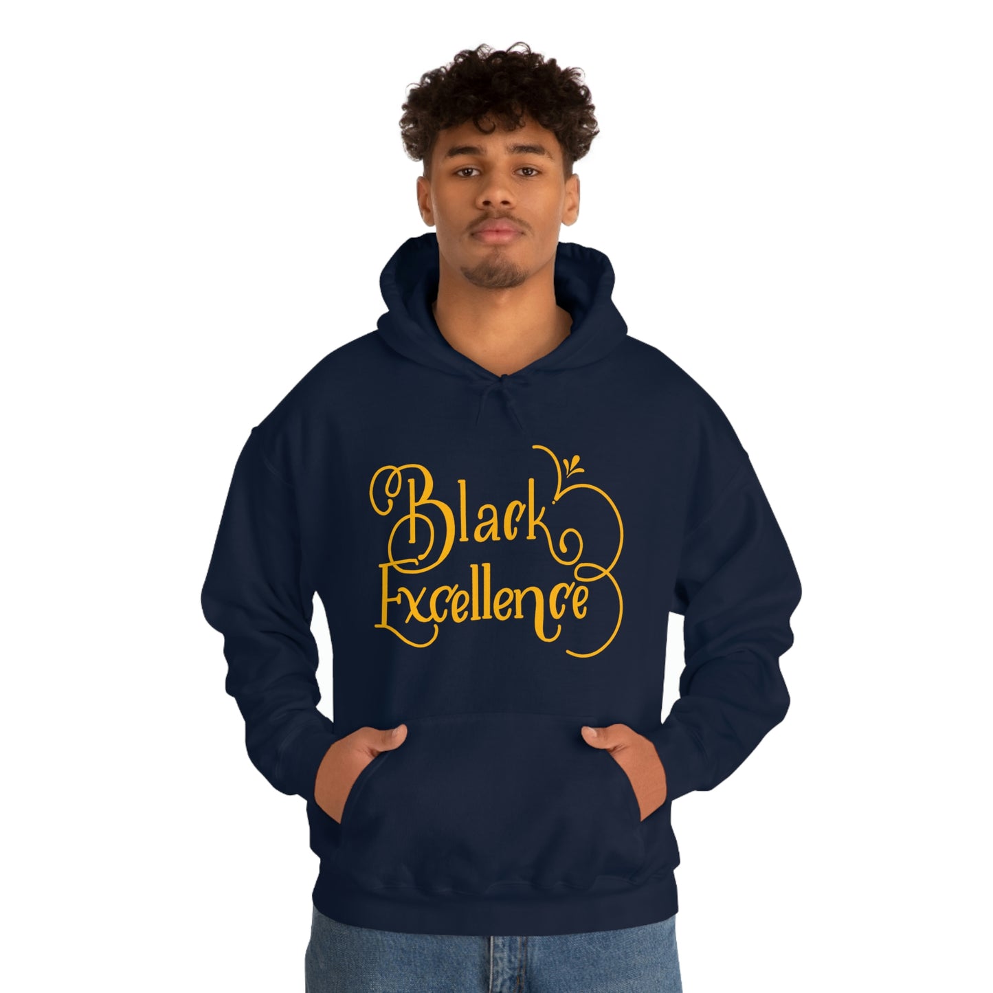 Black Excellence Hooded Sweatshirt