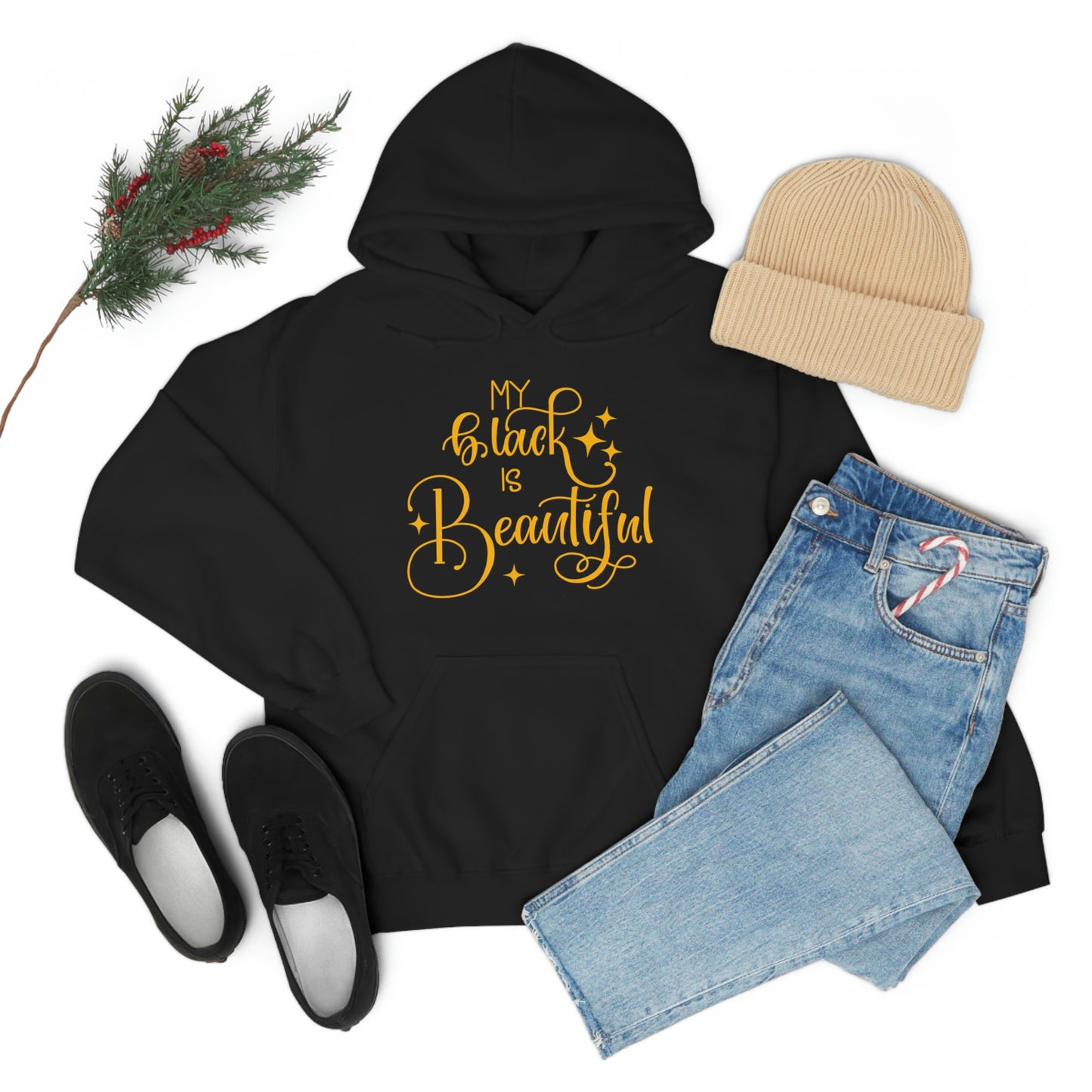 Black is Beautiful Hooded Sweatshirt