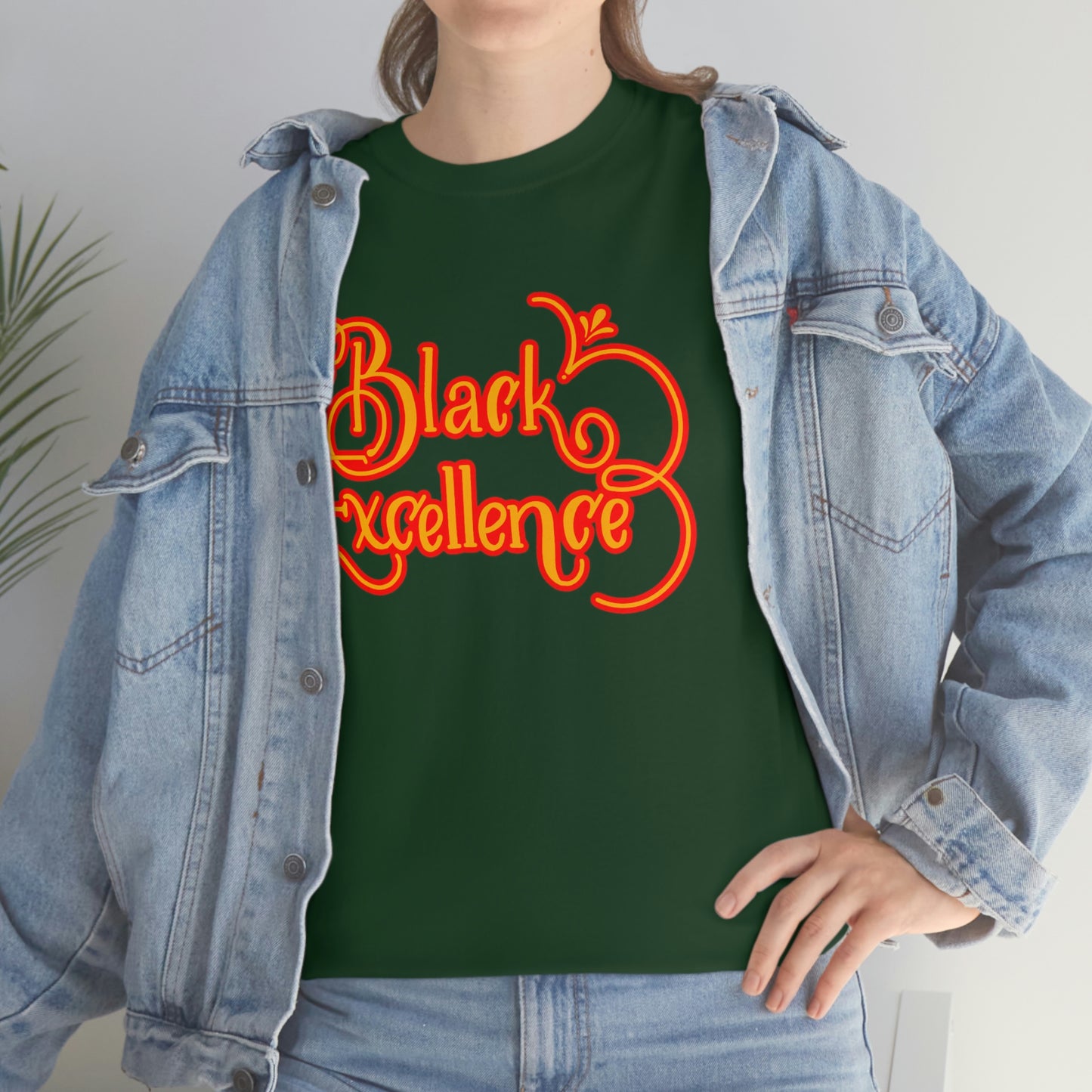 Black Excellence Tee-green