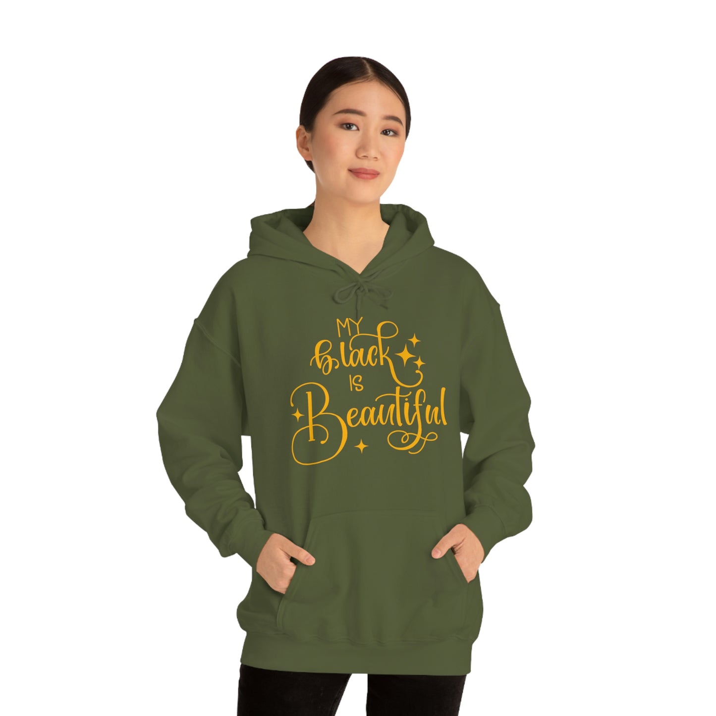 Black is Beautiful Hooded Sweatshirt