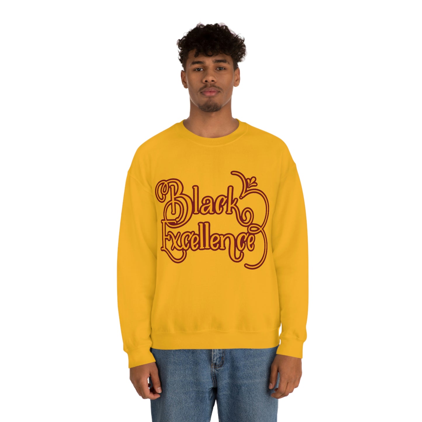 HBCU Unisex Heavy Blend™ Crewneck Sweatshirt*Maroon and Gold*