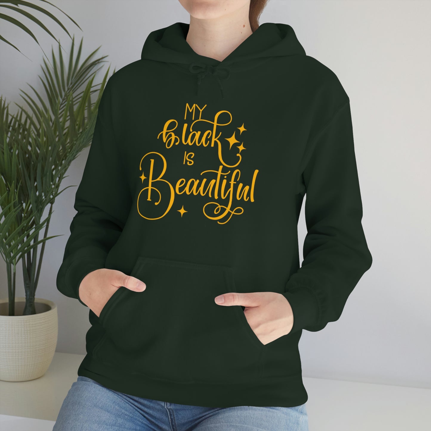 Black is Beautiful Hooded Sweatshirt