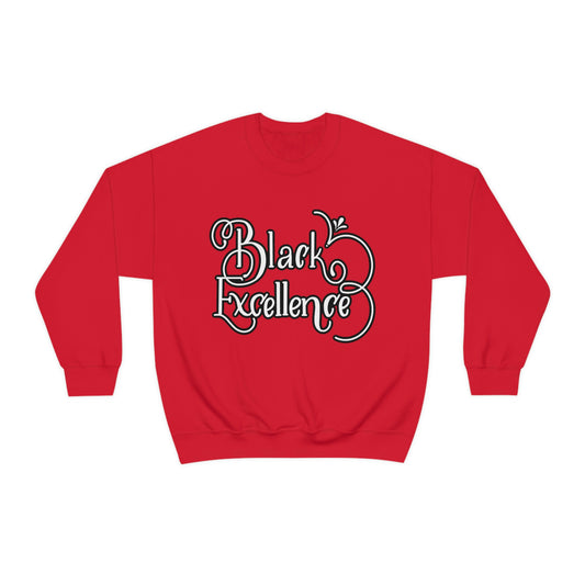 HBCU Unisex Heavy Blend™ Crewneck Sweatshirt*Red and white*