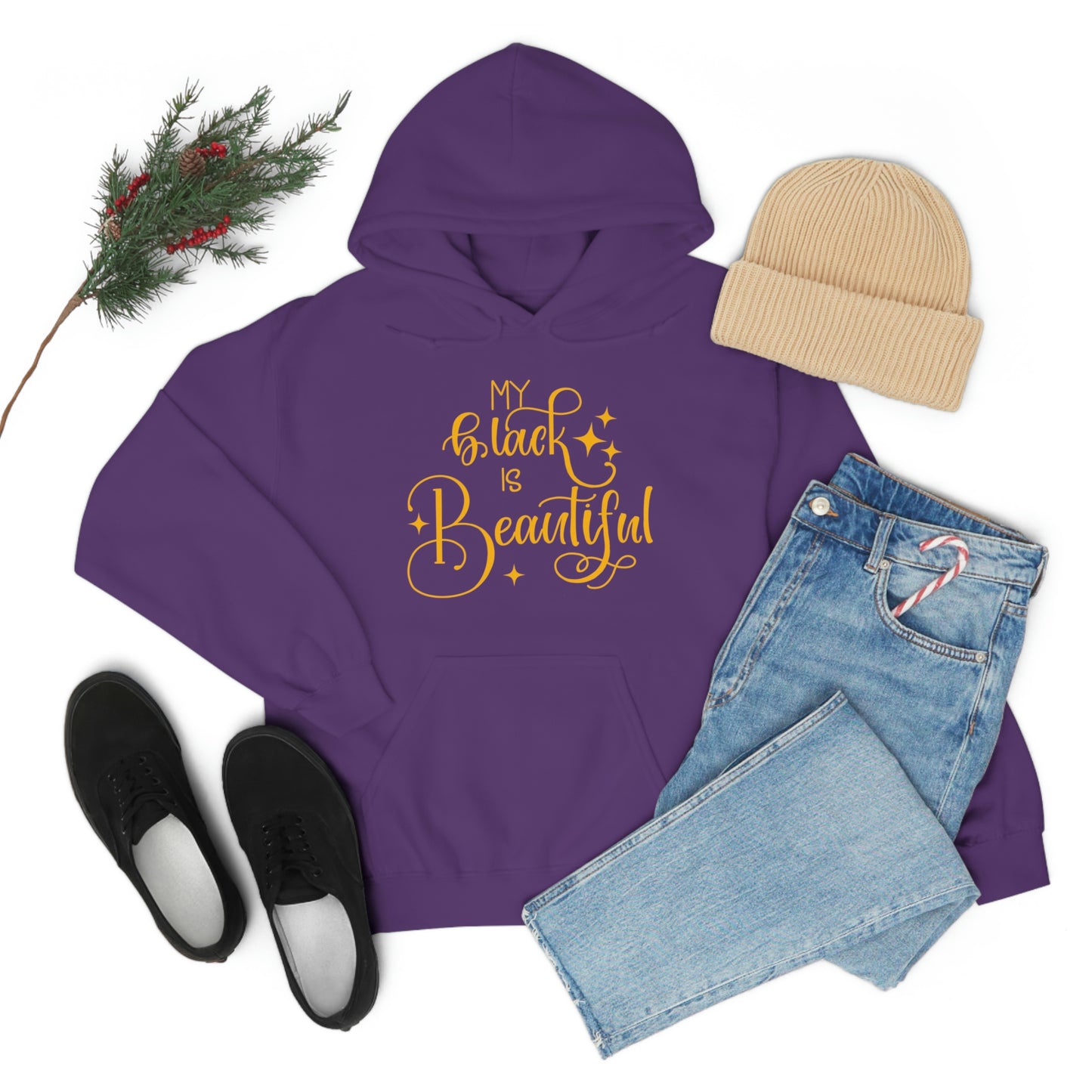 Black is Beautiful Hooded Sweatshirt