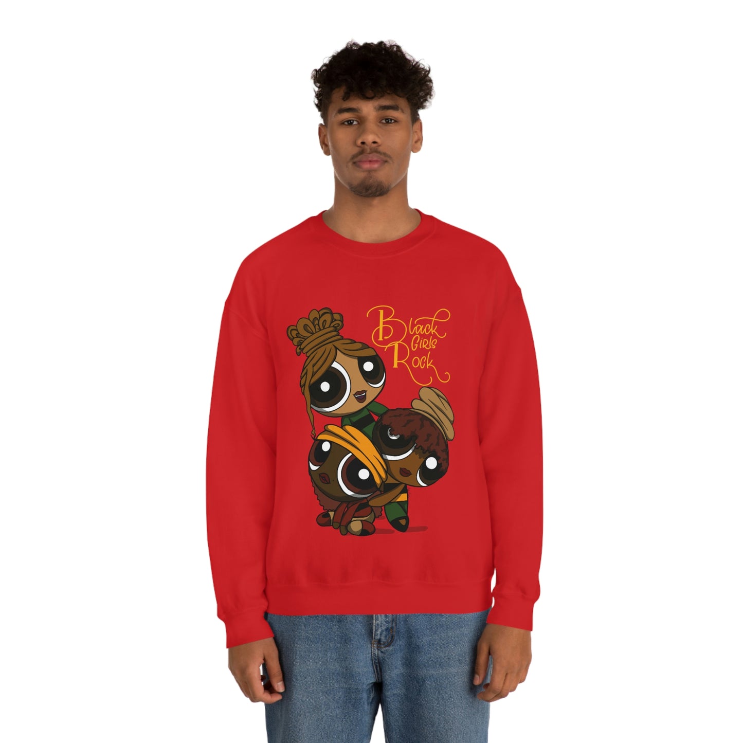 Black girl cartoon Sweatshirt