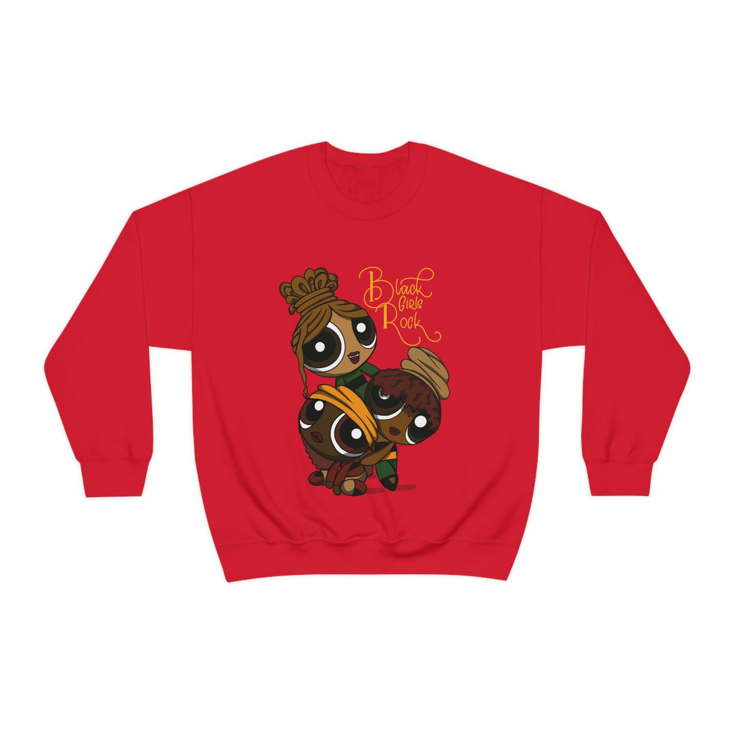 Black girl cartoon Sweatshirt