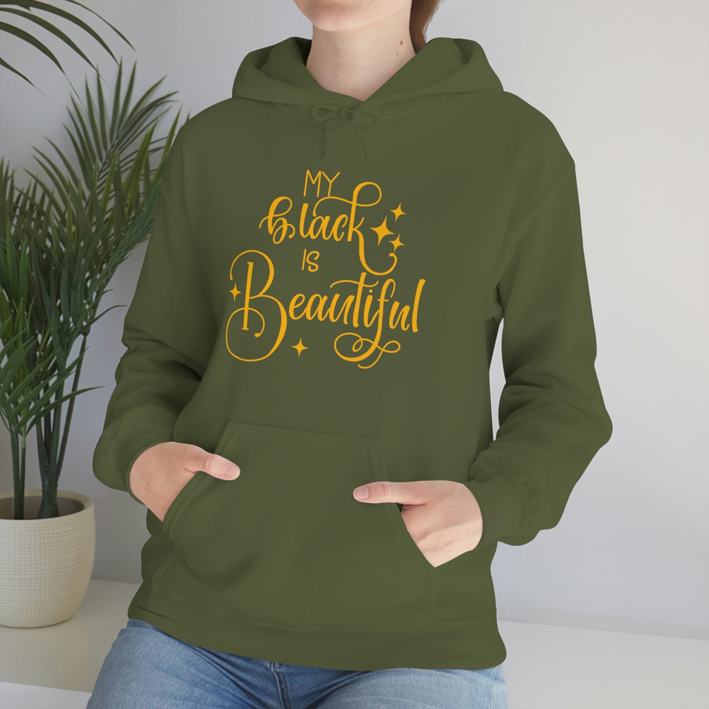 Black is Beautiful Hooded Sweatshirt