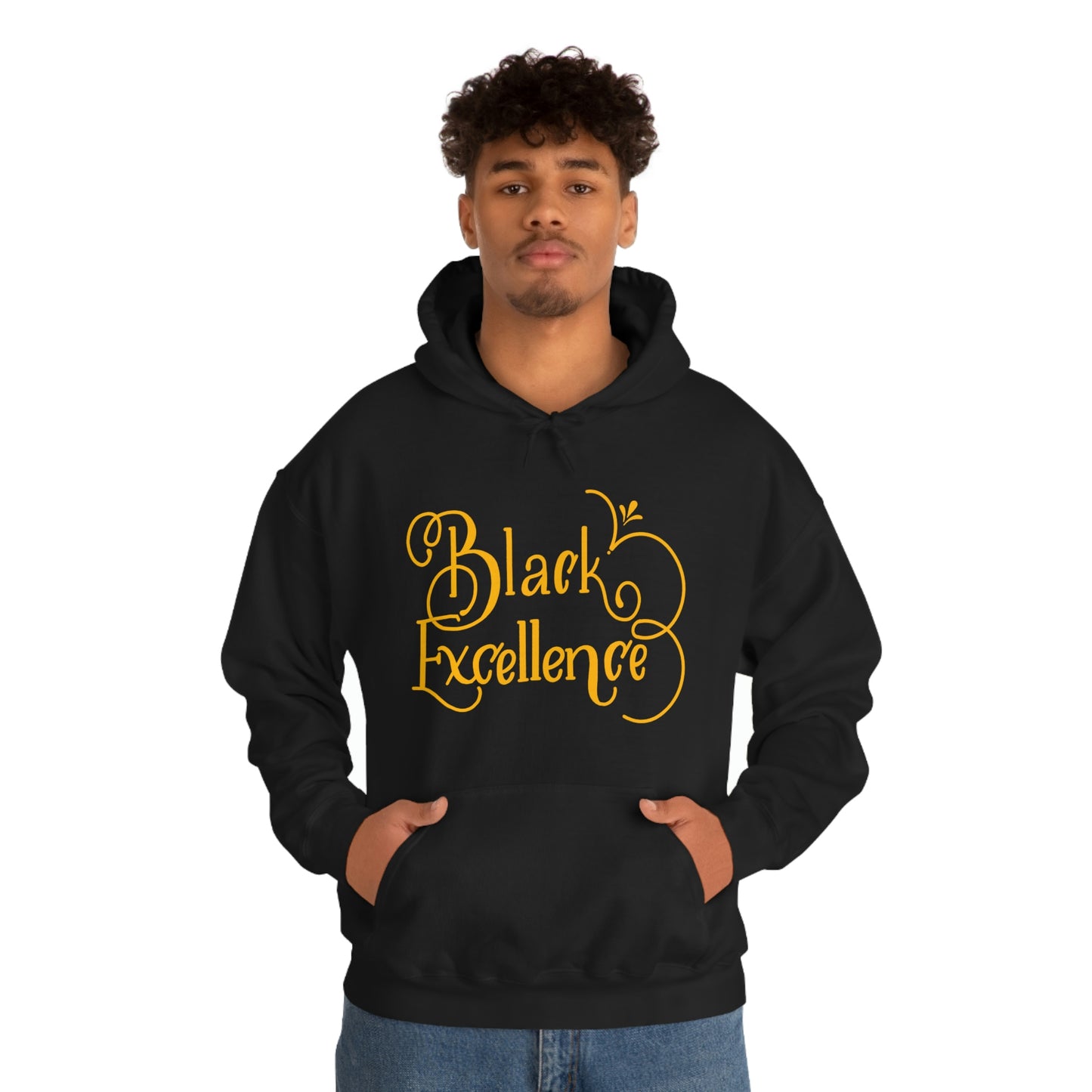 Black Excellence Hooded Sweatshirt