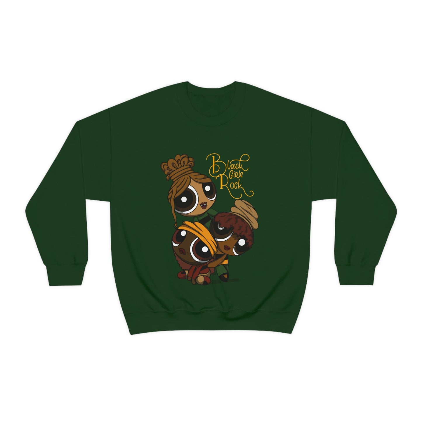 Black girl cartoon Sweatshirt