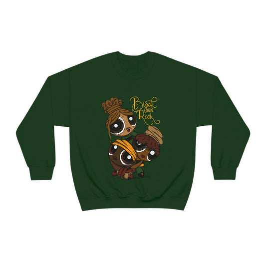 Black girl cartoon Sweatshirt