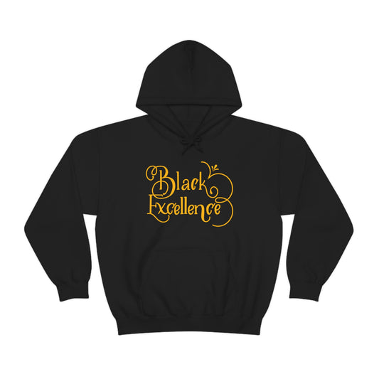 Black Excellence Hooded Sweatshirt