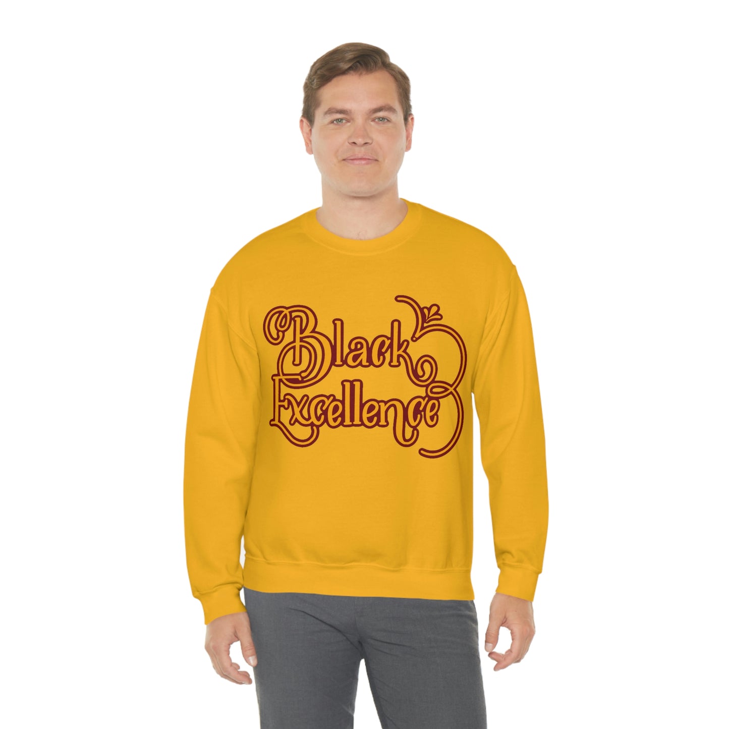 HBCU Unisex Heavy Blend™ Crewneck Sweatshirt*Maroon and Gold*