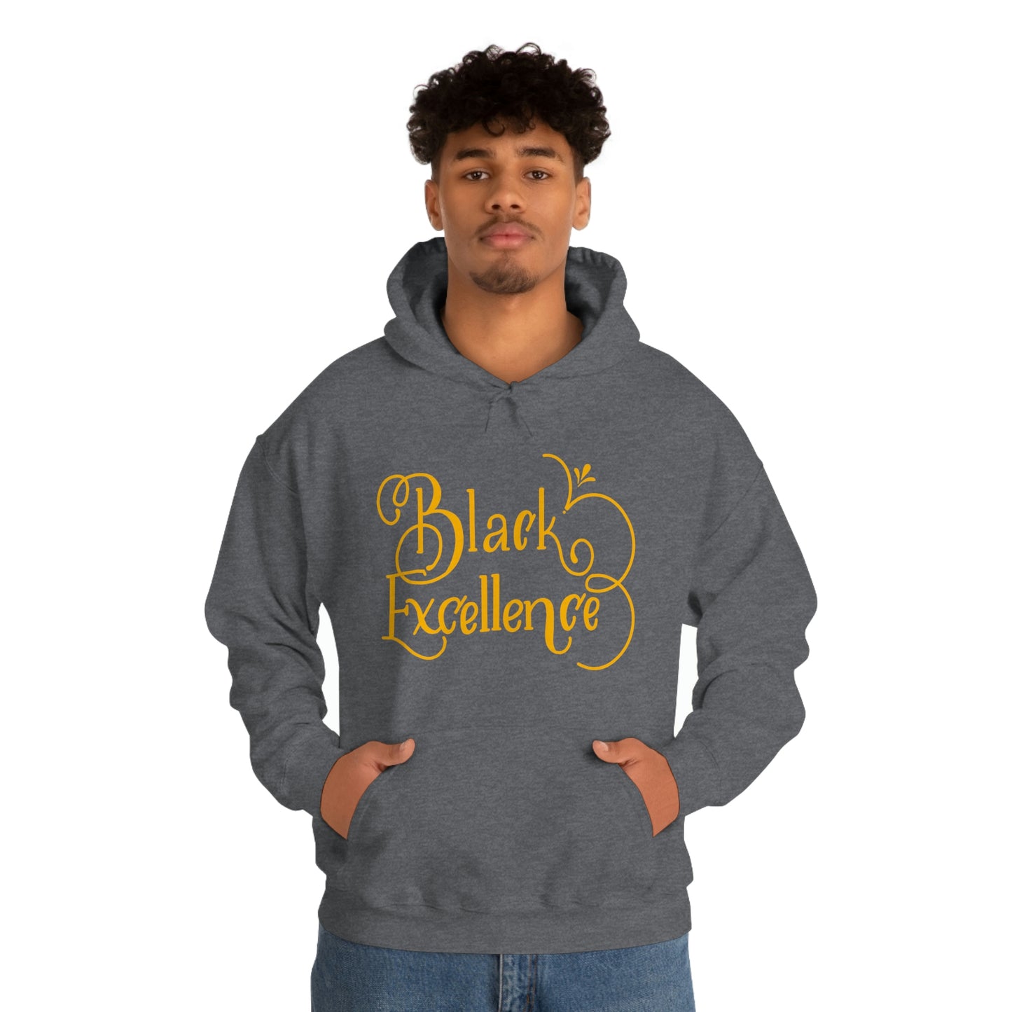 Black Excellence Hooded Sweatshirt