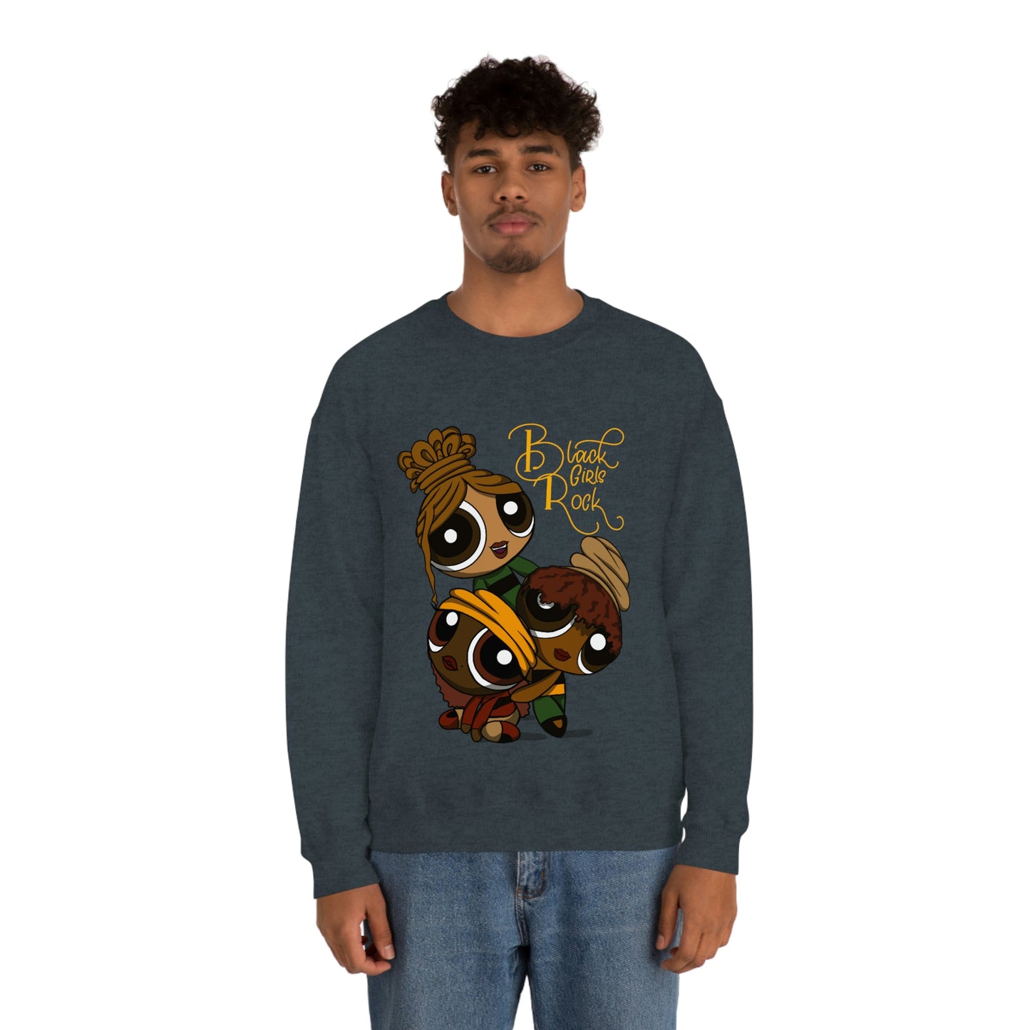 Black girl cartoon Sweatshirt