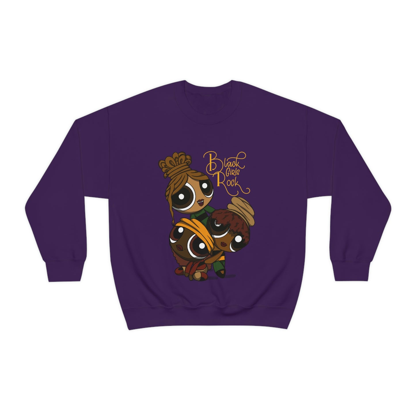 Black girl cartoon Sweatshirt