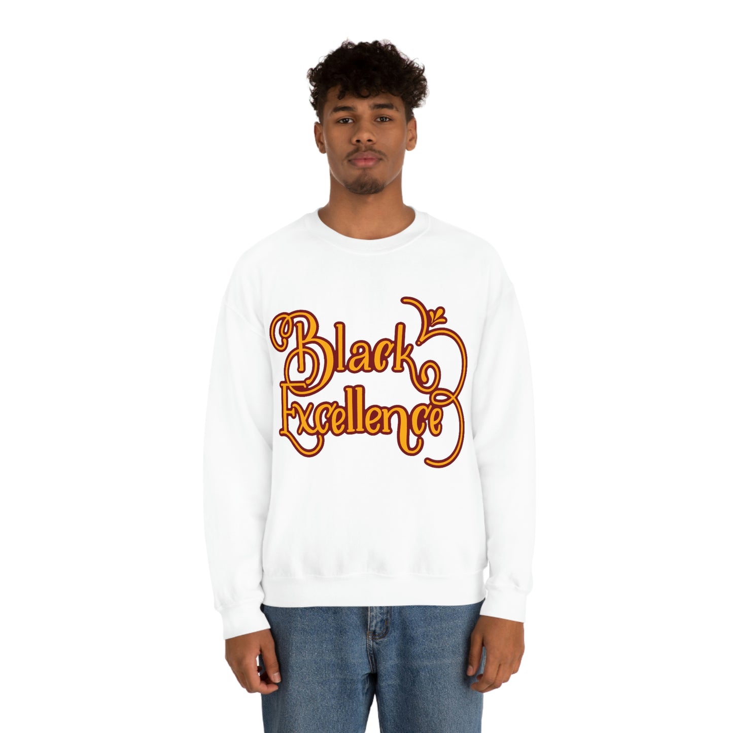 HBCU Unisex Heavy Blend™ Crewneck Sweatshirt*Maroon and Gold*