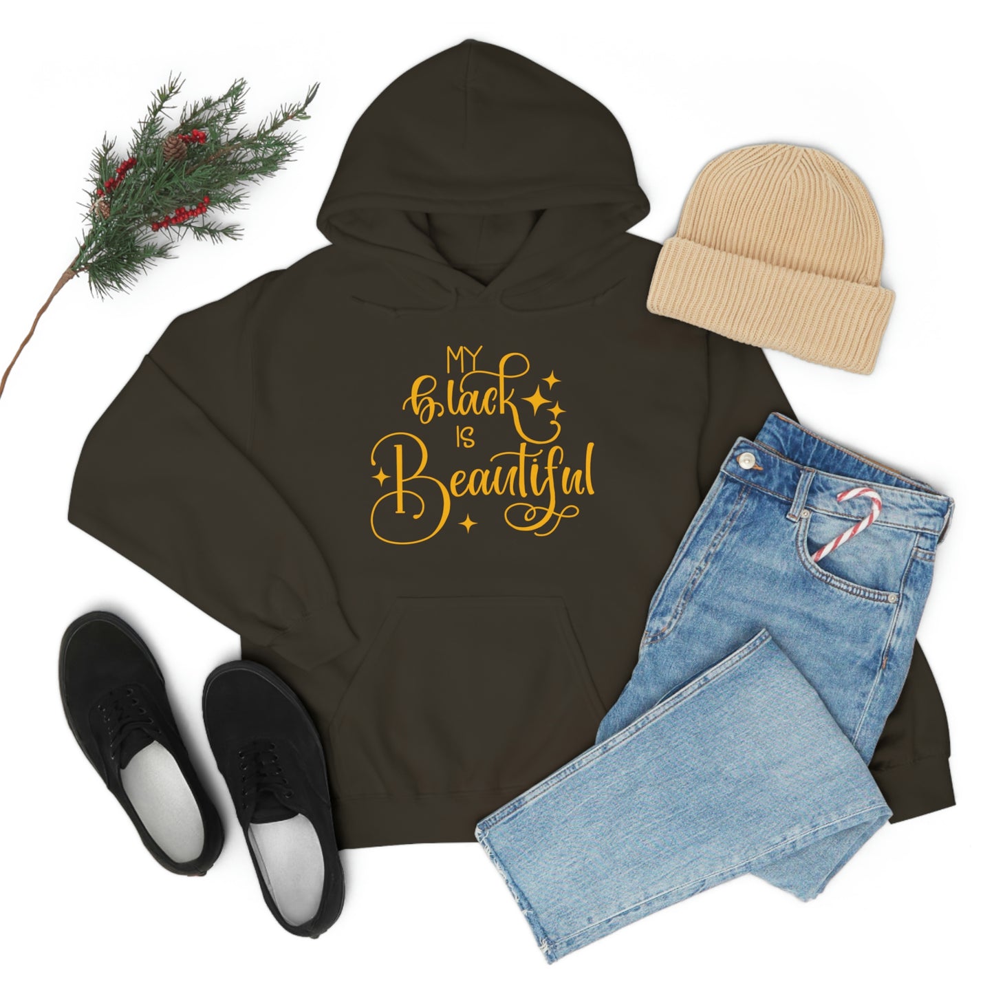 Black is Beautiful Hooded Sweatshirt