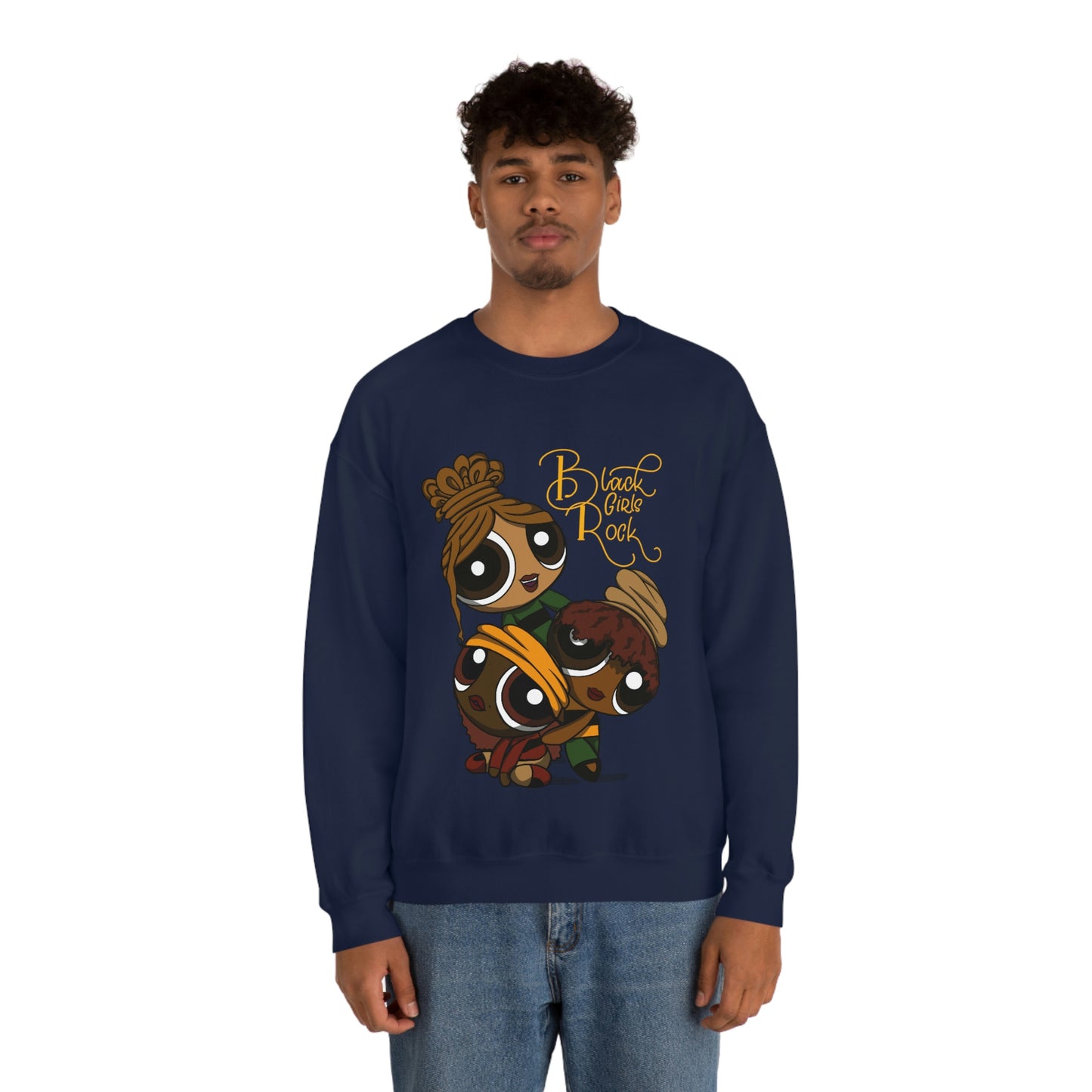 Black girl cartoon Sweatshirt
