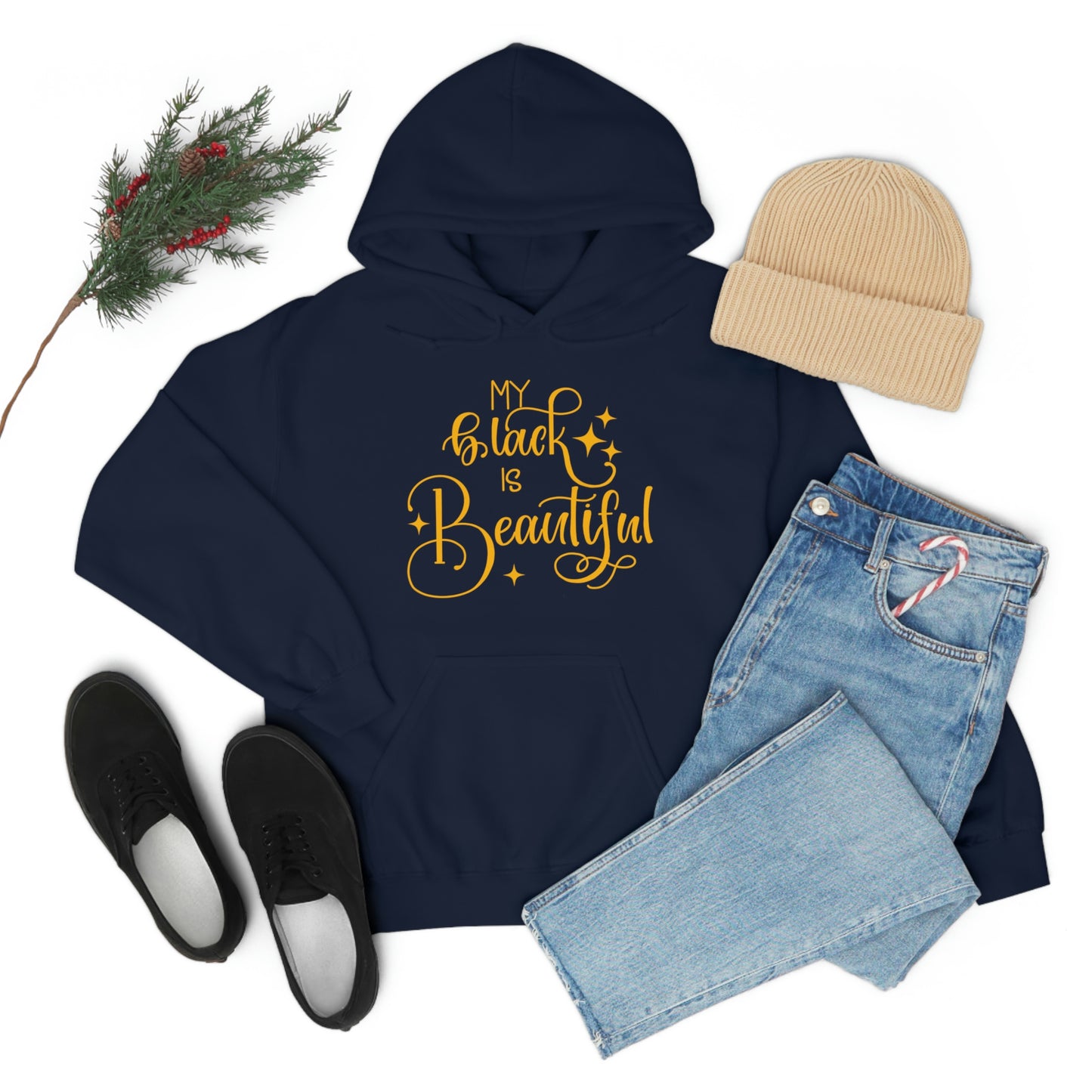 Black is Beautiful Hooded Sweatshirt