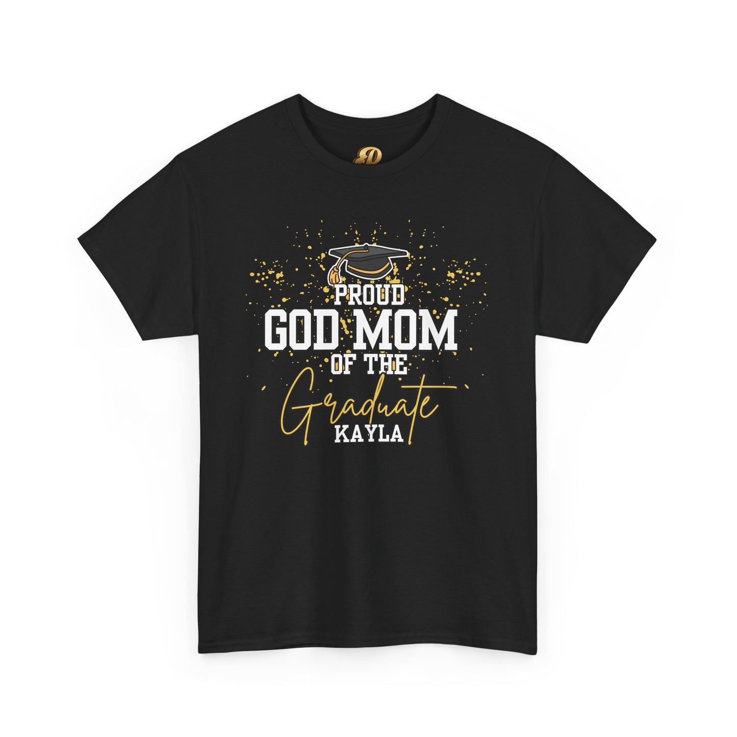 Proud God Mom of the Graduate Tee — Personalized Graduation Shirt (Name & Photo, UNCP 2026)