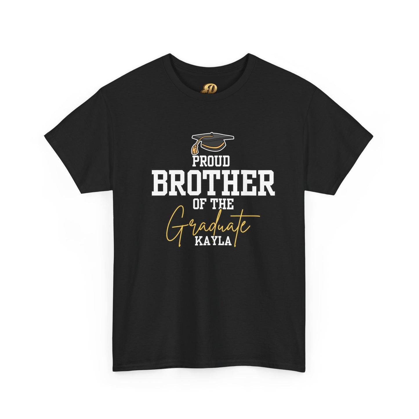 Proud Brother of the Graduate Tee — Personalized Graduation Shirt (Name & Photo, UNCP 2026)