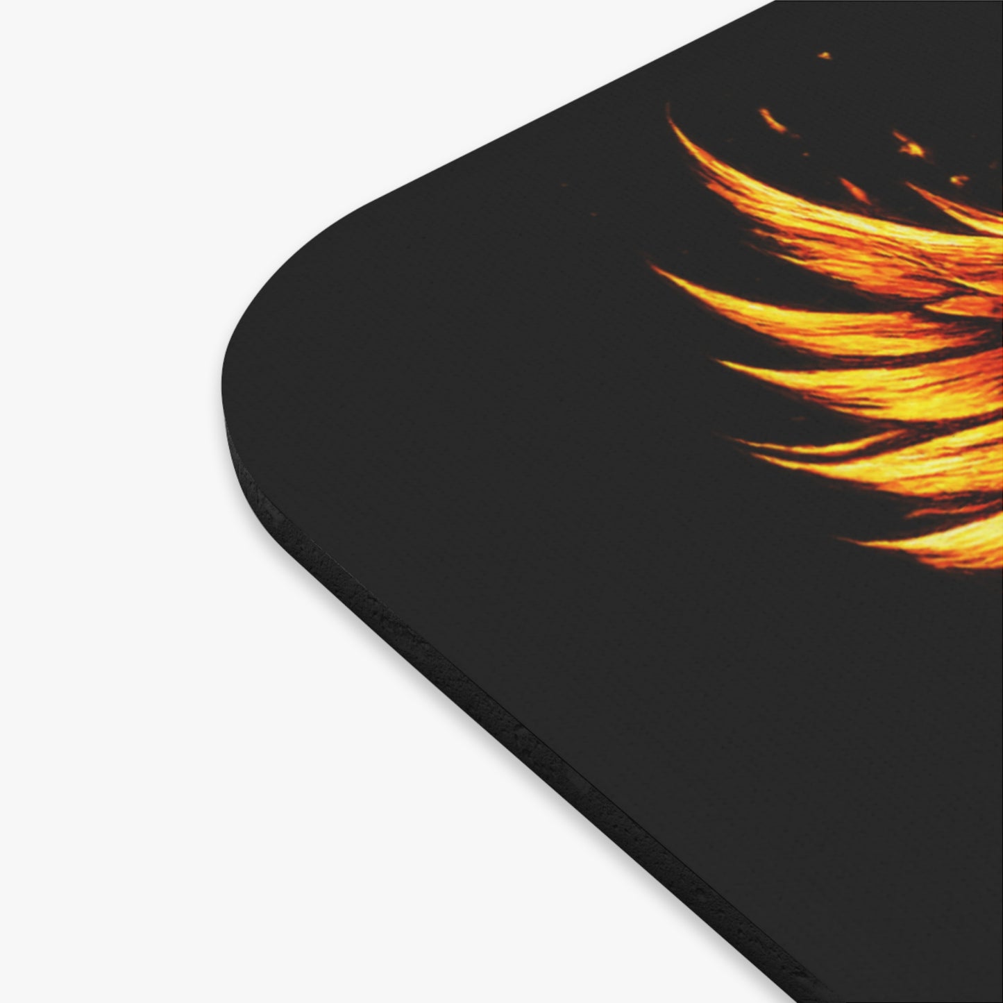 Fiery Phoenix Mouse Pad — Flaming Phoenix Desk Mat for Gamers & Students
